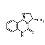 CAS 登录号：767583-48-2， 3-甲基-2,6-二氢咪唑并[1,2-c]喹唑啉-5(3H)-酮
