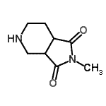 CAS#: 768344-67-8, 2-Methylhexahydro-1H-pyrrolo[3,4-c]pyridine-1,3(2H)-dione