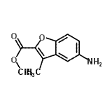 CAS#: 768352-18-7, Methyl 5-amino-3-methyl-1-benzofuran-2-carboxylate