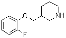 CAS#: 768358-04-9, 3-[(2-Fluorophenoxy)methyl]piperidine