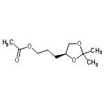 CAS#: 768381-36-8, 3-[(4S)-2,2-Dimethyl-1,3-dioxolan-4-yl]propyl acetate