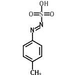 CAS 登录号：769068-84-0， (E)-(4-甲基苯基)二氮烯磺酸