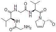 CAS#: 76911-61-0, (2S)-2-[(2-Aminoacetyl)Amino]-N-[2-[[(2S)-1-[(2S)-2-Formyl-2,5-Dihydropyrrol-1-Yl]-3-Methyl-1-Oxobutan-2-Yl]Amino]-2-Oxoethyl]-3-Methylbutanamide