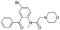 CAS#: 76938-33-5, N-[2-(Benzoyl)-4-Bromophenyl]-N-Methyl-2-Morpholin-4-Ylacetamide
