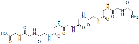 CAS 登录号：76960-32-2， 甘氨酰-甘氨酰-甘氨酰-甘氨酰-甘氨酰-甘氨酰-甘氨酰-甘氨酰-甘氨酰-甘氨酸