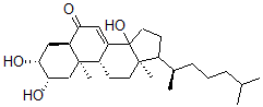 CAS#: 7698-69-3, 2beta,3beta,14alpha-Trihydroxy-5beta-Cholesta-7-Ene-6-One