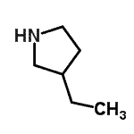 CAS#: 7699-52-7, 3-Ethylpyrrolidine