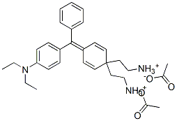 CAS 登录号：76994-37-1， [4-[(4-二乙基氨基苯基)-苯基亚甲基]-1-环己-2,5-二烯亚基]-二乙基铵乙酸盐