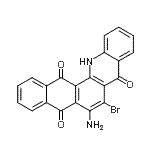 CAS#: 77061-50-8, 6-Amino-7-bromonaphtho[2,3-c]acridine-5,8,14(13H)-trione