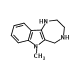 CAS#: 770649-07-5, 6-Methyl-1,2,3,4,5,6-hexahydro[1,4]diazepino[6,5-b]indole