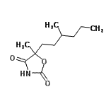 CAS 登录号：770655-35-1， 5-甲基-5-(3-甲基己基)-1,3-恶唑烷-2,4-二酮