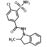 CAS#: 77083-52-4, 4-Chloro-N-(2-methyl-2,3-dihydro-1H-indol-1-yl)-3-sulfamoylbenzamide