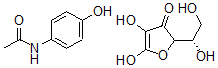 CAS 登录号：77097-85-9， L-抗坏血酸与N-(4-羟基苯基)乙酰胺的混合物