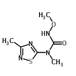 CAS#: 771427-25-9, 3-Methoxy-1-methyl-1-(3-methyl-1,2,4-thiadiazol-5-yl)urea