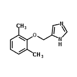 CAS#: 771450-63-6, 4-[(2,6-Dimethylphenoxy)methyl]-1H-imidazole