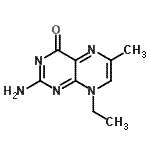 CAS#: 771450-87-4, 2-Amino-8-ethyl-6-methyl-4(8H)-pteridinone