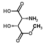 CAS 登录号：771456-08-7， (2R,3R)-2-氨基-3-羟基-4-甲氧基-4-氧代丁酸