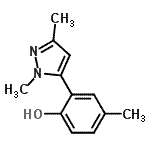 CAS#: 771483-78-4, 2-(1,3-Dimethyl-1H-pyrazol-5-yl)-4-methylphenol