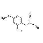 CAS#: 771549-71-4, (4-Methoxy-2-methylbenzyl)malononitrile