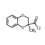 CAS#: 77156-57-1, 2-Methyl-2,3-dihydro-1,4-benzodioxine-2-carbonyl chloride