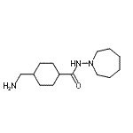 CAS#: 772315-45-4, 4-(Aminomethyl)-N-(1-azepanyl)cyclohexanecarboxamide