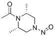 CAS 登录号：77267-13-1， 顺式-1-乙酰基-2,6-二甲基-4-亚硝基-哌嗪