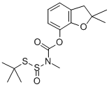 CAS#: 77267-55-1, (2,2-Dimethyl-3H-1-Benzofuran-7-Yl) N-Tert-Butylsulfanylsulfinyl-N-Methylcarbamate