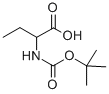 CAS 登录号：77284-64-1， 叔丁氧羰基-DL-2-氨基丁酸