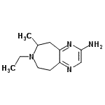 CAS#: 773008-45-0, 7-Ethyl-8-methyl-6,7,8,9-tetrahydro-5H-pyrazino[2,3-d]azepin-2-amine