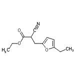CAS 登录号：773076-16-7， 乙基2-氰基-3-(5-乙基-2-呋喃基)丙酸酯