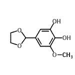CAS#: 773094-37-4, 5-(1,3-Dioxolan-2-yl)-3-methoxy-1,2-benzenediol