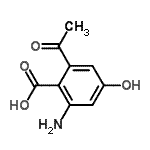 CAS 登录号：773098-92-3， 2-乙酰基-6-氨基-4-羟基苯甲酸