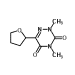 CAS#: 773105-01-4, 2,4-Dimethyl-6-(tetrahydro-2-furanyl)-1,2,4-triazine-3,5(2H,4H)-dione