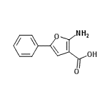 CAS#: 773108-73-9, 2-Amino-5-phenyl-3-furoic acid