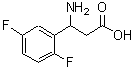 CAS#: 773122-52-4, 3-Amino-3-(2,5-difluorophenyl)propanoic acid