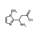 CAS 登录号：773124-79-1， 3-氨基-3-(1-甲基-1H-咪唑-2-基)丙酸