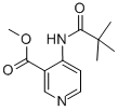 CAS 登录号：773134-09-1， 4-(2,2-二甲基-丙酰基氨基)-烟酸甲酯