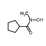 CAS#: 77318-00-4, N-Hydroxy-N-methylcyclopentanecarboxamide