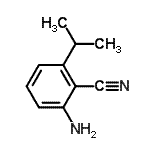 CAS#: 77326-41-1, 2-Amino-6-isopropylbenzonitrile