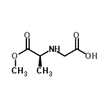 CAS 登录号：77328-39-3， N-[(2S)-1-甲氧基-1-氧代-2-丙基]甘氨酸