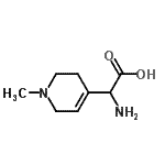 CAS 登录号：773798-60-0， 氨基(1-甲基-1,2,3,6-四氢-4-吡啶基)乙酸