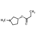 CAS 登录号：773847-72-6， (3R)-1-甲基-3-吡咯烷基丙酸酯