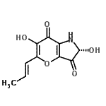 CAS#: 773855-65-5, (2R)-2,6-Dihydroxy-5-[(1E)-1-propen-1-yl]-1,2-dihydropyrano[3,2-b]pyrrole-3,7-dione
