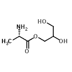 CAS#: 77411-53-1, 2,3-Dihydroxypropyl L-alaninate
