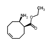 CAS 登录号：774173-32-9， 乙基(1S,4Z,8R)-8-氨基-4-环辛烯-1-羧酸酯