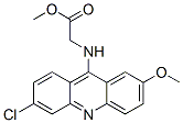 CAS 登录号：77420-87-2， 2-[(6-氯-2-甲氧基吖啶-9-基)氨基]乙酸甲酯