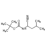 CAS#: 774225-54-6, 2-Methyl-2-propanyl (1-cyano-3-methylbutyl)carbamate