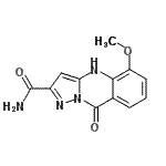CAS#: 77423-07-5, 5-Methoxy-9-oxo-4,9-dihydropyrazolo[5,1-b]quinazoline-2-carboxamide