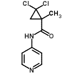 CAS 登录号：774588-23-7， 2,2-二氯-1-甲基-N-(4-吡啶基)环丙烷甲酰胺