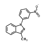 CAS#: 7746-35-2, 3-Methyl-1-(3-nitrophenyl)-1H-indazole